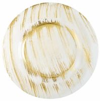 Podtalerz szklany malowany na złoto