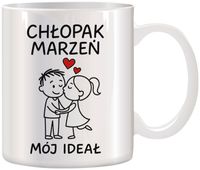 Kubek z nadrukiem prezent Dzień CHŁOPAKA dla kolegi urodziny różne wzory
