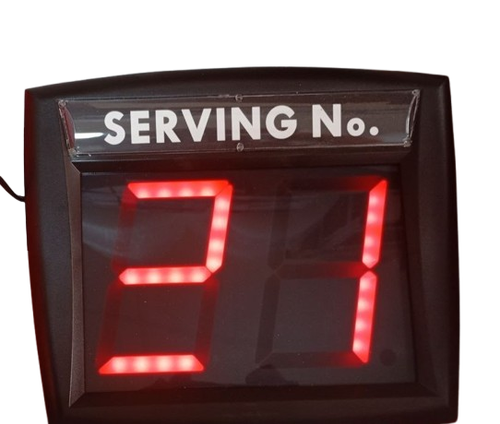 System kolejkowy MY TURN ELIMINACODE 2 cyfry czerwony z pilotem POWYSTAWOWY na Arena.pl