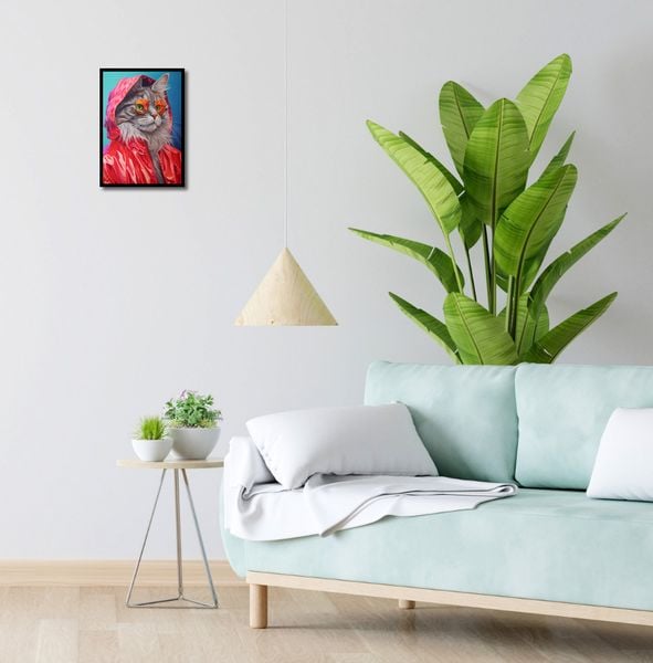 Plakat 25x35cm Kot w Stylu zdjęcie 4