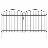 Bramka ogrodzeniowa Inny Szary 400 x 200 cm Stal