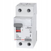 Wyłącznik Różnicowoprądowy P 302 2P 25A 30MA Typ AC SeriiTX³ Legrand 411509