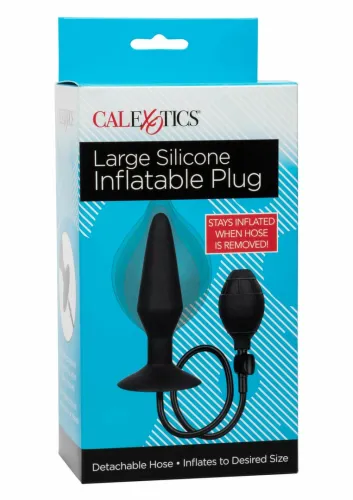 calexotics large silicone inflatable plug - duży model silikonowy z pompką na Arena.pl