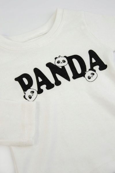 KOMPLET niemowlęcy dla chłopca DZIECIĘCY panda 74 zdjęcie 3