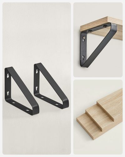 Zestaw 3 Półek Wiszących - sonoma - LWS033B11 na Arena.pl