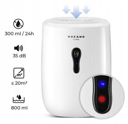 POCHŁANIACZ WILGOCI AUTOMATYCZNY SMART 800ml OSUSZACZ POWIETRZA CICHY 30W na Arena.pl