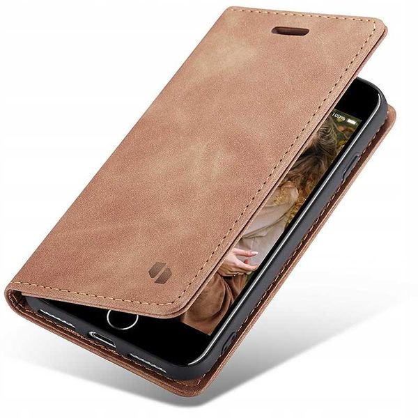 Spacecase Wallet Iphone 7/8/Se 2020 Light Brown zdjęcie 5