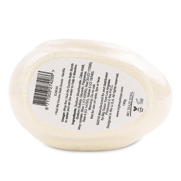 I Rub My Duckie | Bath Bomb Vanilla zdjęcie 4