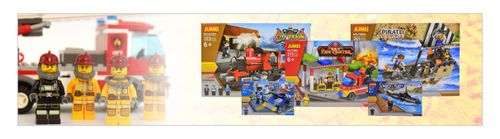 Klocki Jumei PIRACI 110 elementów, 25 x 18 cm na Arena.pl