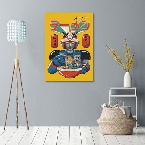 Obraz na płótnie – Canvas, Jedzący robot anime 40x60 na Arena.pl