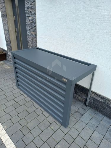 Osłona klimatyzatora pompy ciepła 110x40x90 cm zabudowany front NB242 na Arena.pl