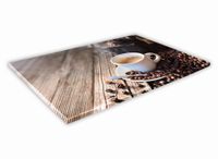 SZKLANA DESKA KUCHENNA 60x20 205c Kawa