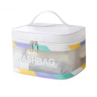 kosmetyczka rozkładana washbag kuferek krem ks75