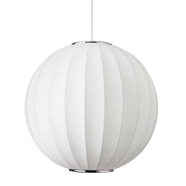 Lampa wisząca SILK biała 40 cm zdjęcie 1