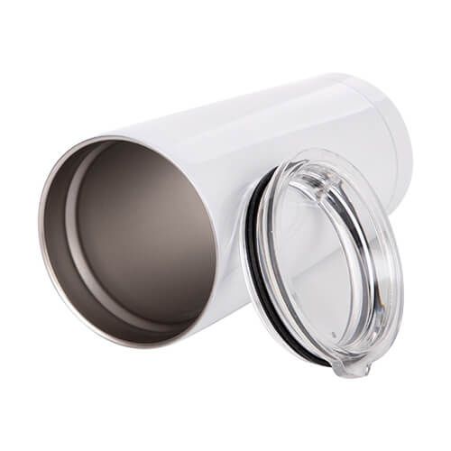 Tumbler termiczny 660 ml do sublimacji - biały zdjęcie 3