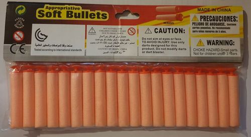 Naboje 20 sztuk typ NERF na Arena.pl