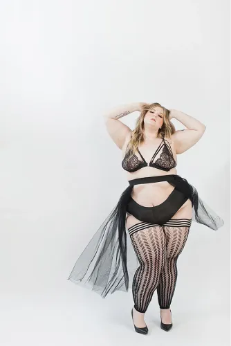 kixies lindsay d pończochy samonośne w paski, rozmiar d na Arena.pl