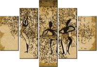 105CM 150CM OBRAZ 5 ELEM MUZYKANCI DRUK