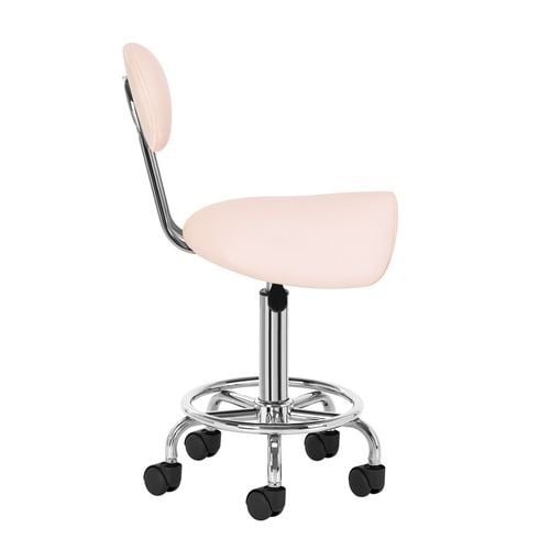 Taboret kosmetyczny 6001 różowy na Arena.pl