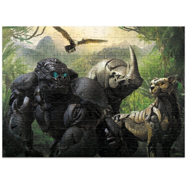 Puzzle Ze Zwierzętami Transformers 250 Elem. 200456 zdjęcie 2