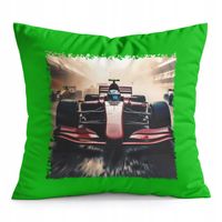 PODUSZKA ZIELONA PREZENT - BOLID F1 WYŚCIGI SPORT