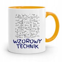 Dla Technika Kubek Żółty Prezent Z Nadrukiem Ze Zdjęciem
