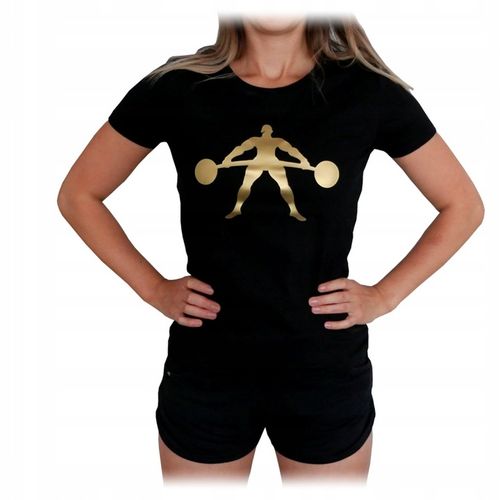 T-Shirt Koszulka Damska SM Siłownia Trening SMPOWER r. M na Arena.pl