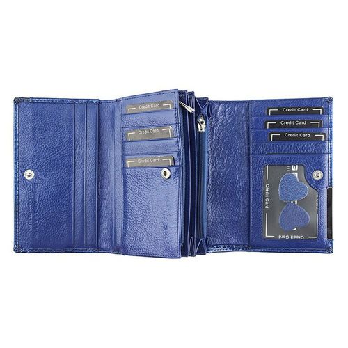 Portfel damski skórzany PELLUCCI GF112 Czerwony na Arena.pl