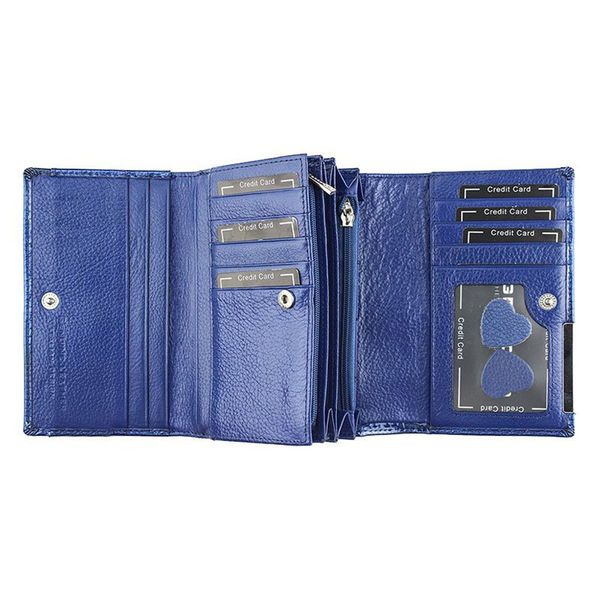 Portfel damski skórzany PELLUCCI GF112 Czerwony zdjęcie 4