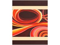 40X50CM POMARAŃCZOWY WIR OBRAZ