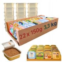 Karma Mokra Dla Psa Tacka Pakiet Zestaw Mieszany mix smaków 150g x 22szt