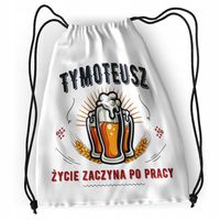 Plecak Dla Tymoteusza Sportowy Szkolny Worek Torba Z Nadrukiem Ze Zdjęciem