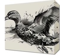 Obraz 30x30cm Gracja Kaczki w Locie