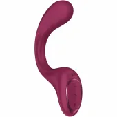 satisfyer g for goddess 2 rabbit, silikonowy, 60 programow, bordeaux