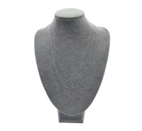 Łańcuszek srebrny damski 925 anker diamentowany 45 cm