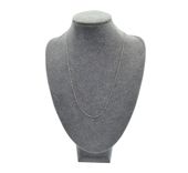 Łańcuszek srebrny damski 925 anker diamentowany 45 cm