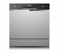 Zmywarka Toshiba DW-08T2(S) 8 kompletów 49 dB Srebrna