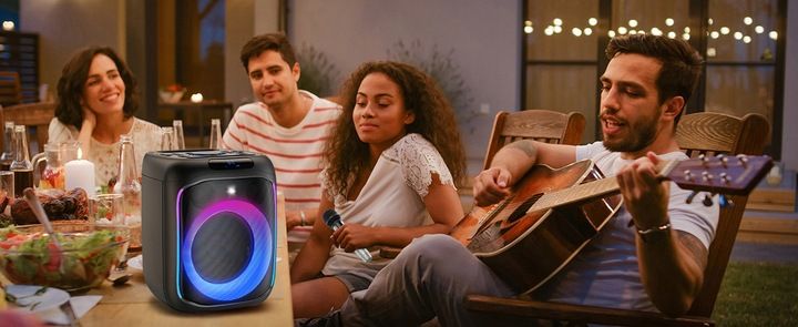 DEFENDER PartyBox Duży Głośnik Bluetooth Przenośny Bezprzewodowy 50W TWS zdjęcie 3