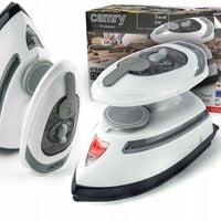 Żelazko Turystyczne Parowe Ceramiczna Stopa Podróżne Małe Regulacja Temp.