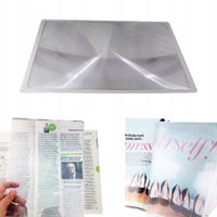 Podręczna Ręczna Lupa Do Czytania 3-Krotne Powiększenie 18x12cm TSG-355