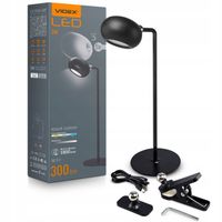 2 x Lampka biurkowa nocna 3w1 VIDEX LED 3W aku 1800mAh 3000K-5500K 300lm