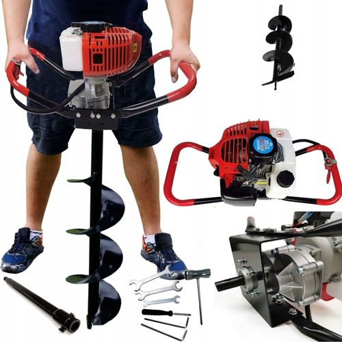 ŚWIDER SPALINOWY NOLLD + WIERTŁO 30 CM, PRZEDŁUŻKA na Arena.pl