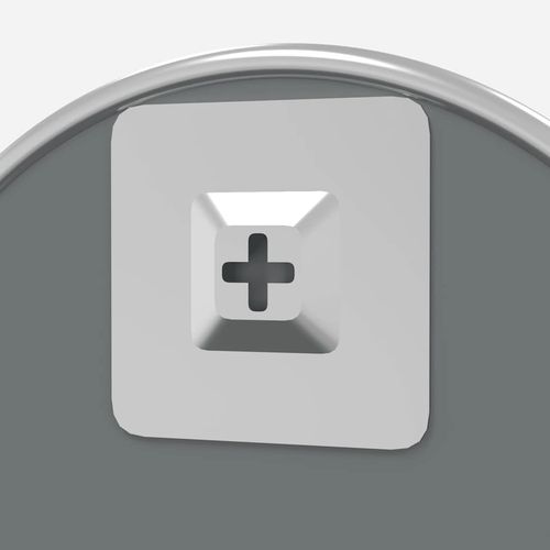 Lustro ścienne, srebrne, Ø 20 cm, okrągłe na Arena.pl