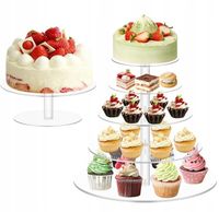 Okrągły Stelaż na Tort Muffiny patera 5 pięter