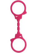 toyjoy stretchy fun cuffs silikonowe kajdanki elastyczne czarne