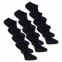12x Niskie Skarpetki Męskie Stopki Skarpety Bawełniane Czarne MORAJ 39-42