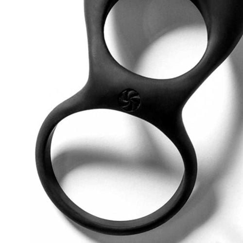 pierścień  vibrating double cockring daydream black na Arena.pl