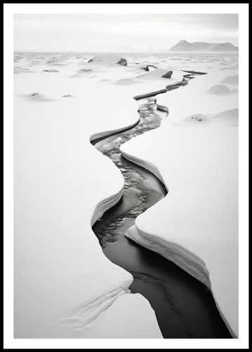 Plakat 68x98cm Szczeliny Mrozu na Arena.pl