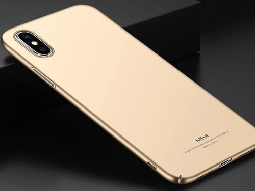 Etui MSVII Thin Case do Apple iPhone X Złote na Arena.pl