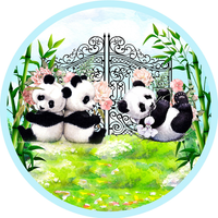 Opłatek na tort Urodziny Miś Misiu Panda Misiek Tekst Gratis